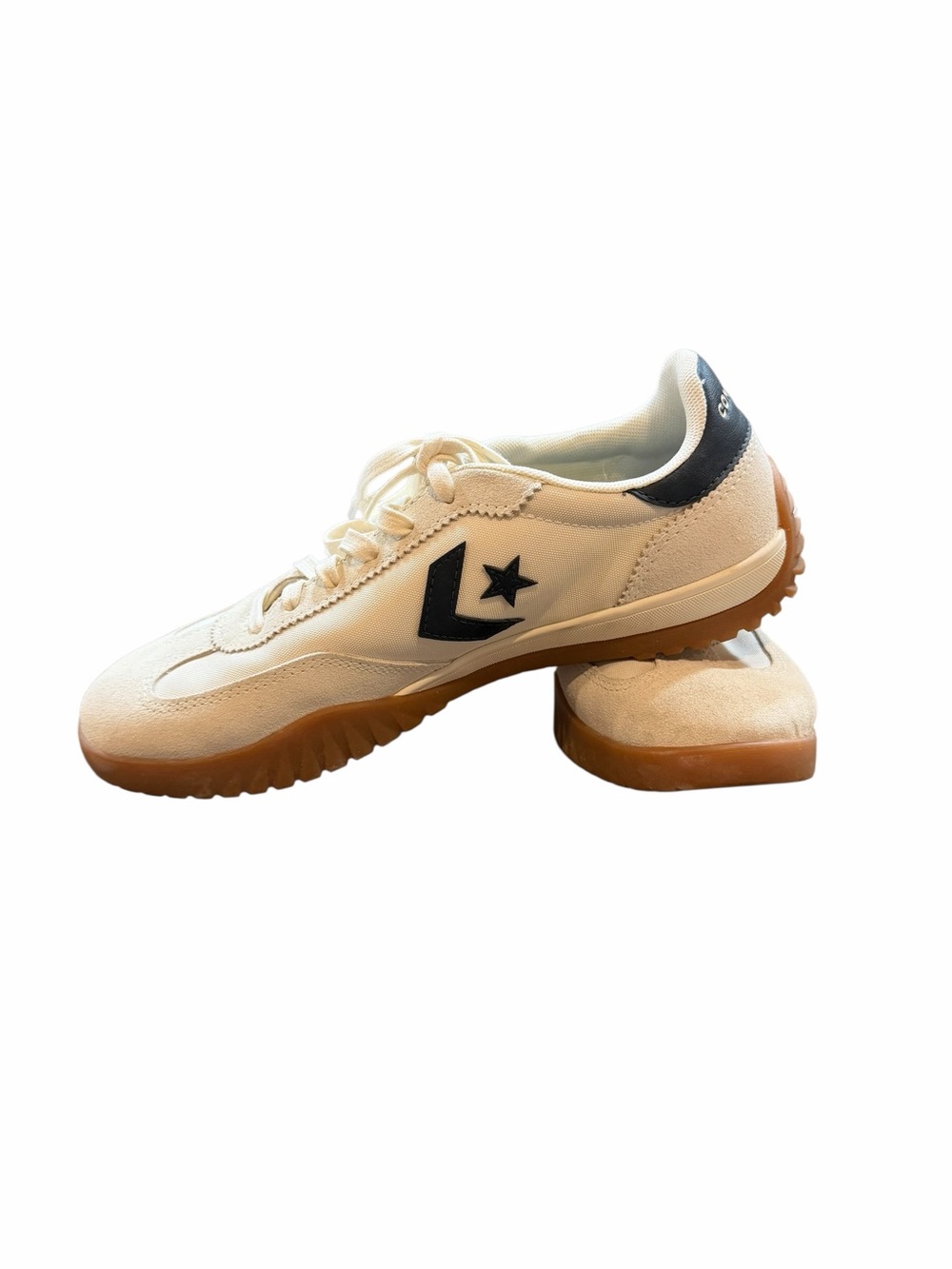 Converse White Gum Sole Low-Top Sneakers
